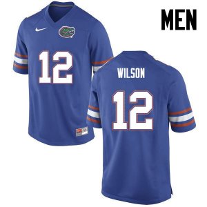 Men's Florida Gators #12 Quincy Wilson NCAA Nike Blue Authentic Stitched College Football Jersey KDA7462OV